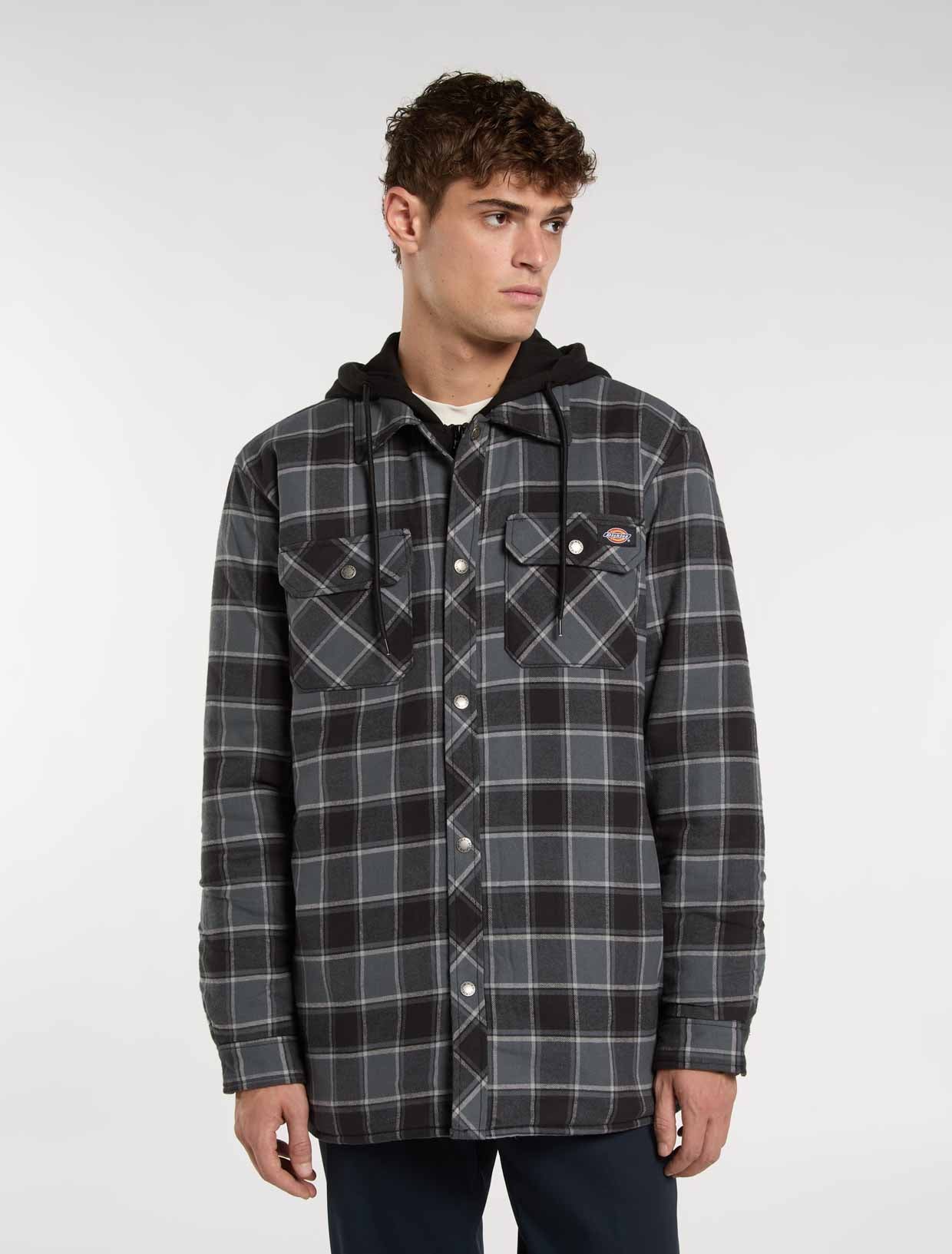 Hooded fleece flannel shirt | Dickies EU GB