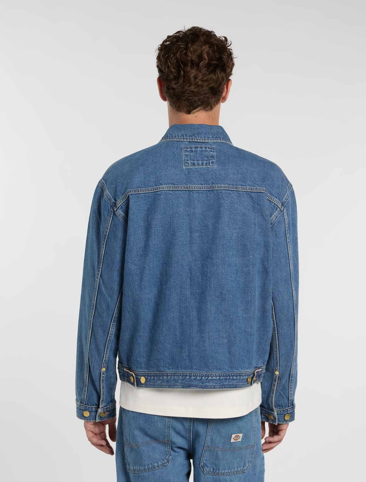 Trucker pleated denim jacket | Dickies EU GB