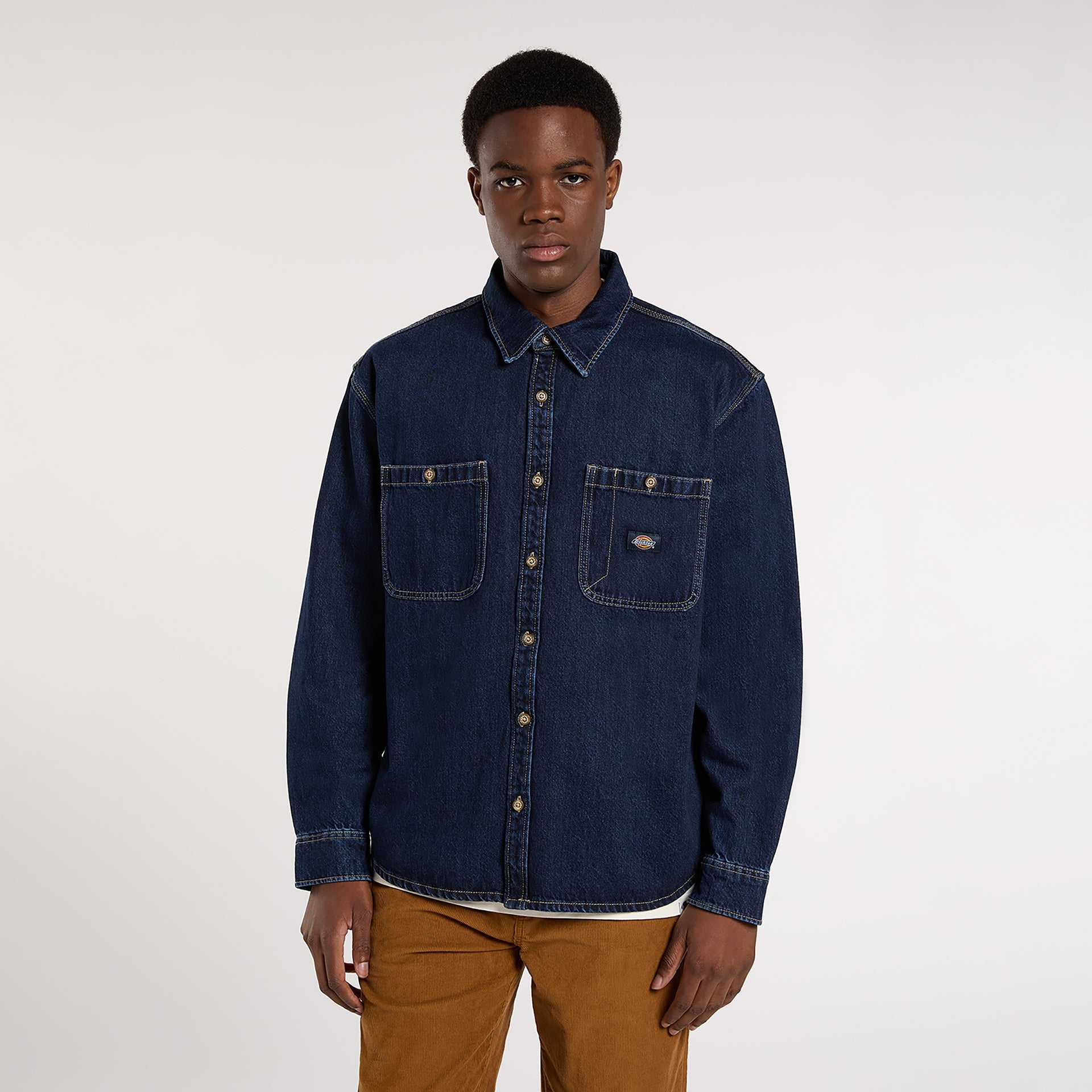 【deres】6way sleeve shirt Mechanic long sleeve denim shirt | Dickies EU GB