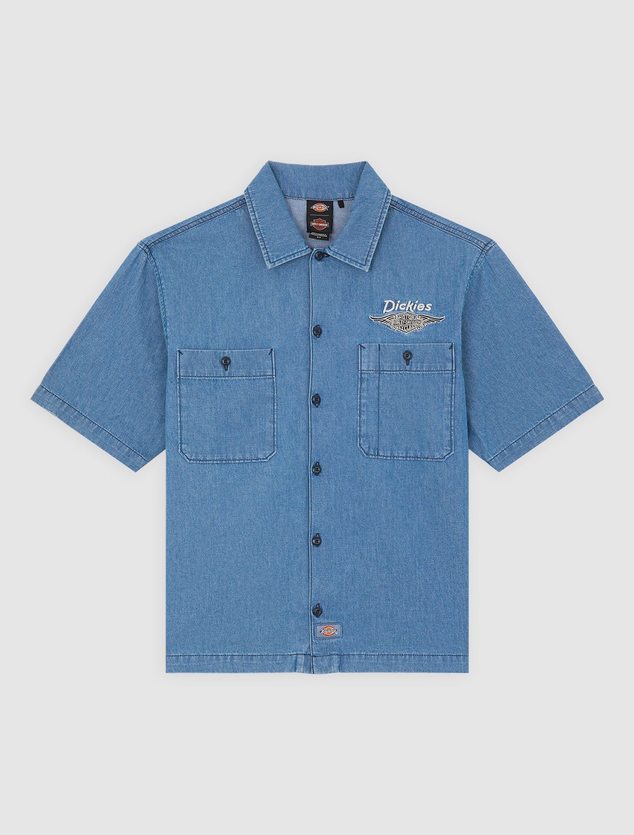 Dickies x Harley-Davidson boxy chambray work shirt | Dickies EU FI