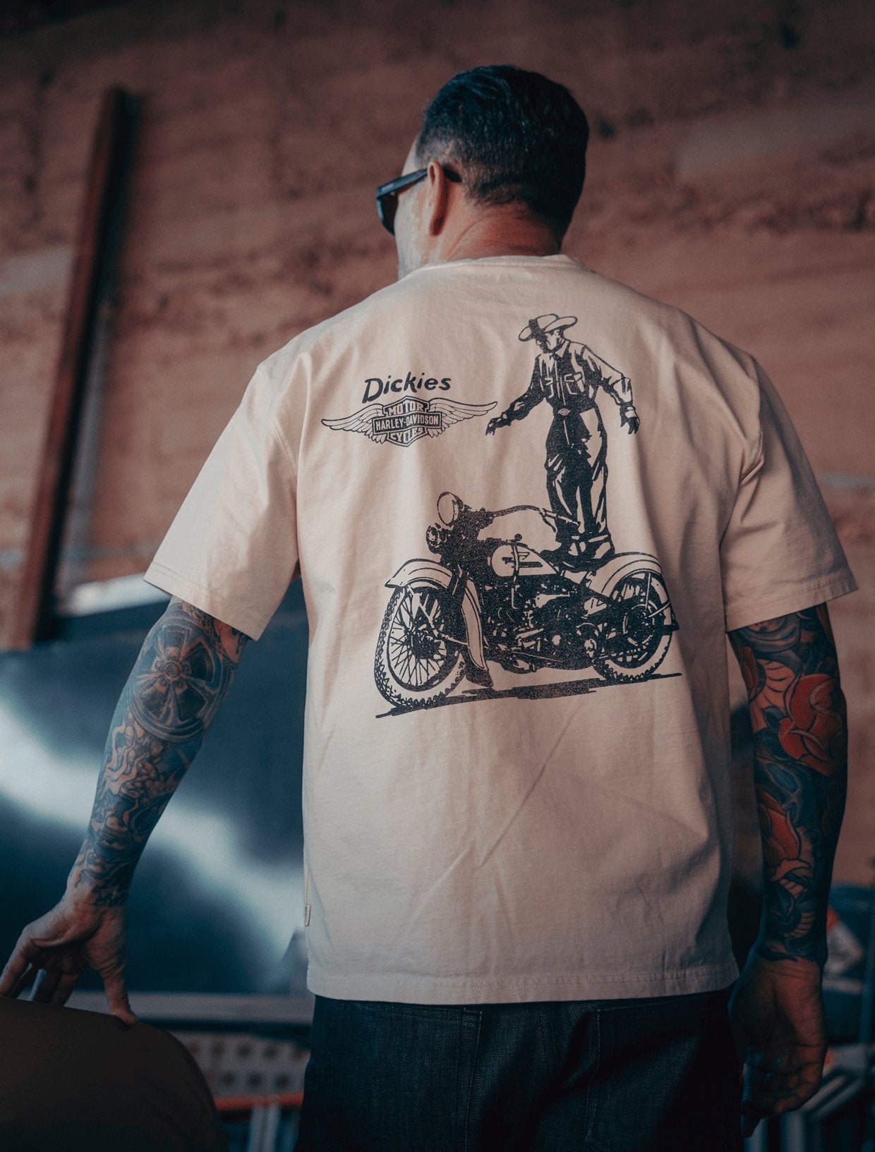 Dickies x Harley-Davidson vintage wash midweight t-shirt | Dickies