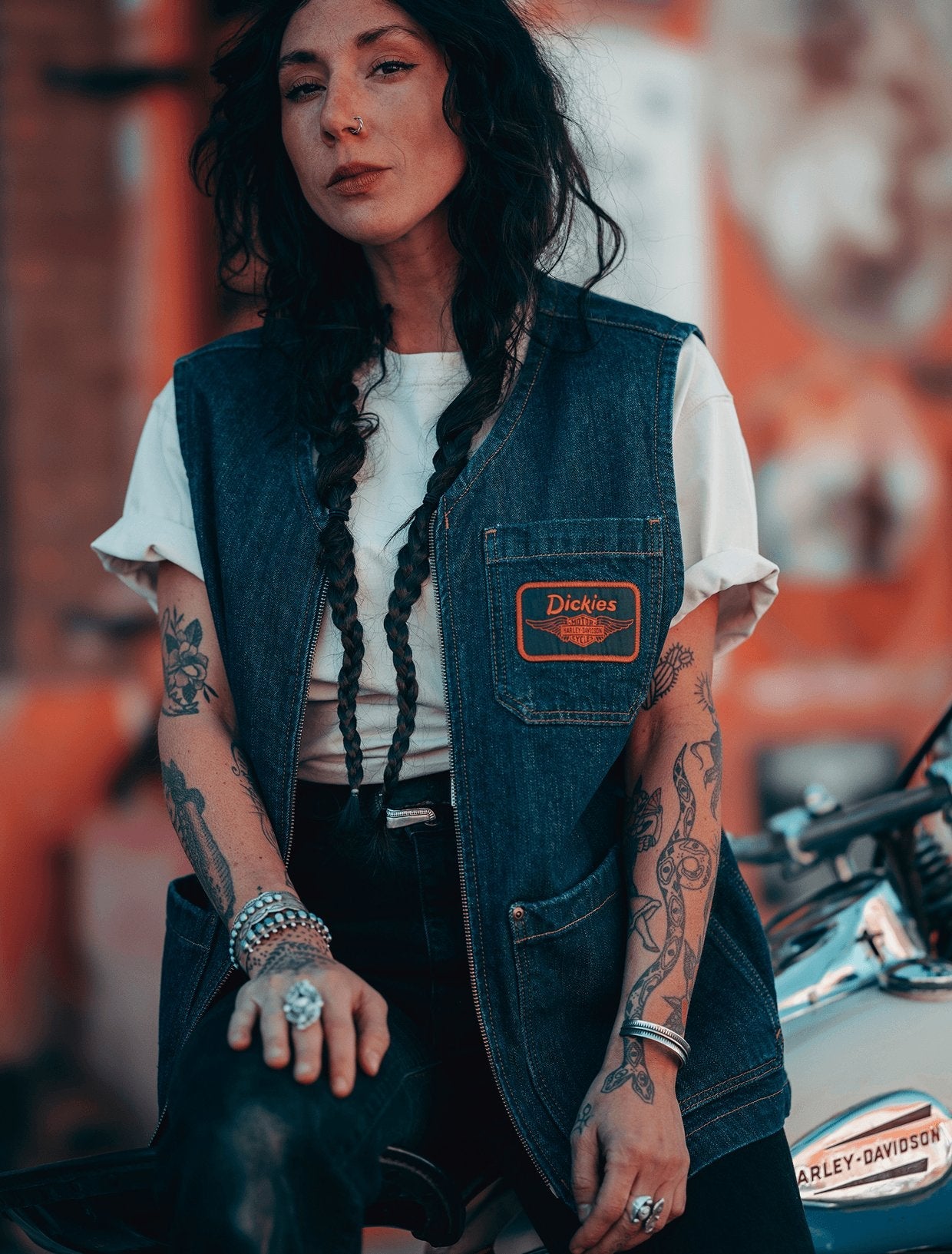 Dickies x Harley-Davidson denim vest | Dickies EU GB