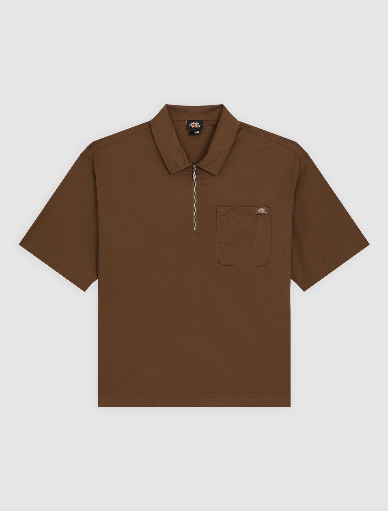 Cadiz quarter zip short sleeve shirt | Dickies EU IE