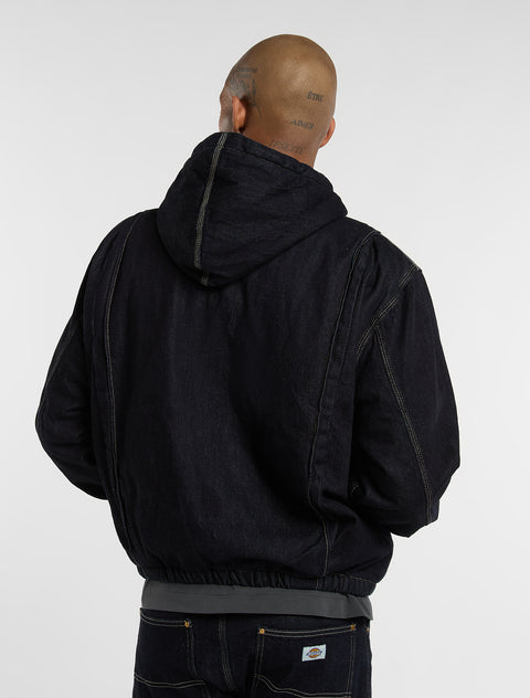 Miami selvedge denimjakke med hætte