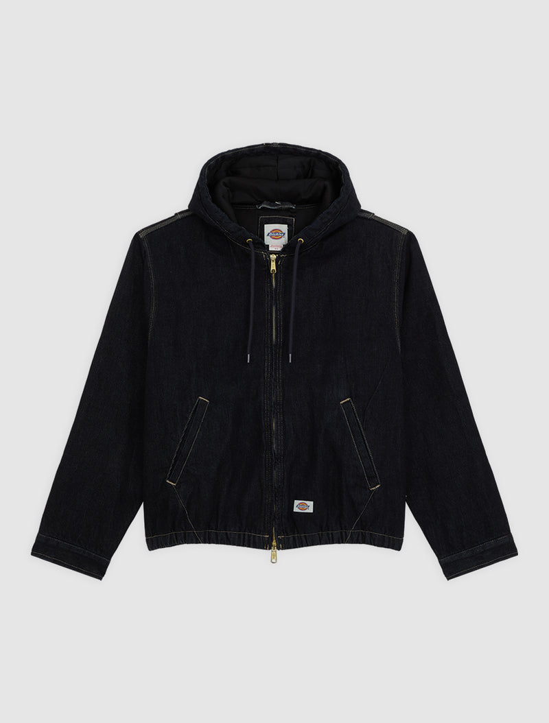 Miami selvedge denimjakke med hætte